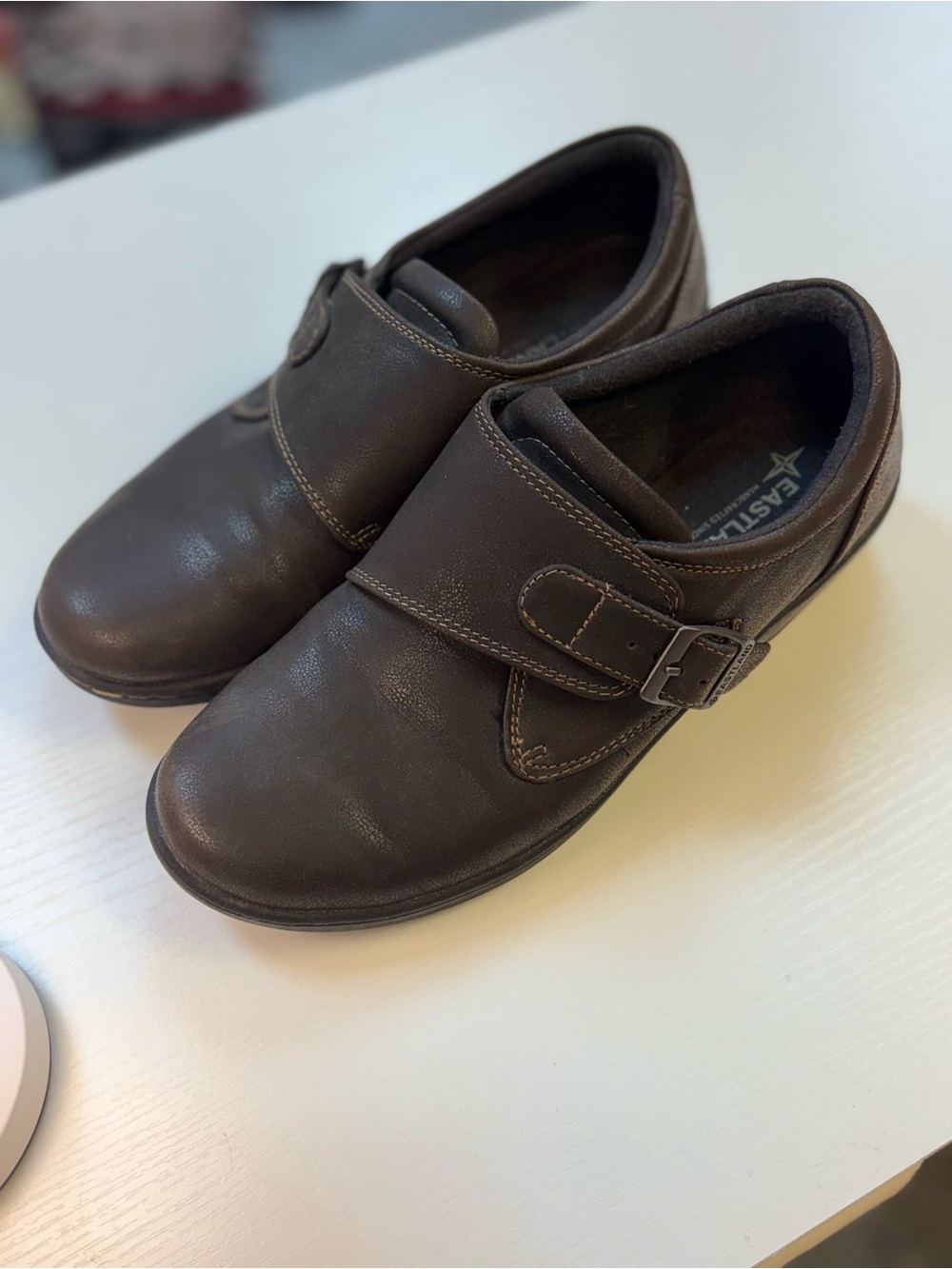 Eastland Women’s Sheri Brown Leather Comfort Shoes Size 9 NWOB booties